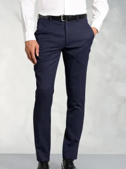 Lichtblauw - Brook Taverner Flannel Trousers
