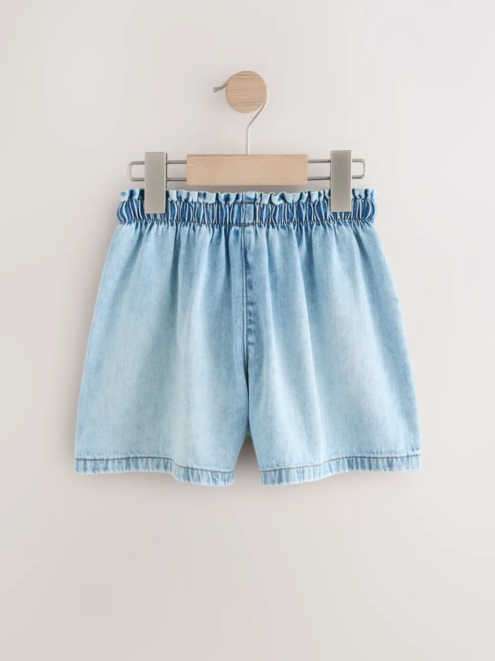 Lichtblauw - Denim short (3-16 jr)