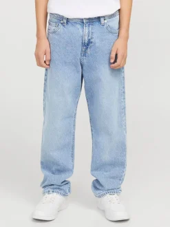 Lichtblauw - JACK & JONES Junior Chris Relaxed Fit Jeans