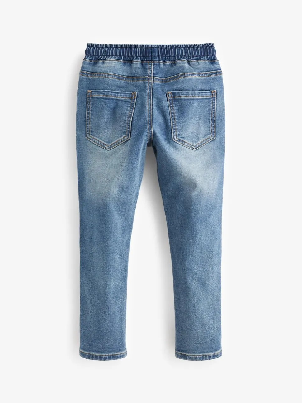 Lichtblauw - Jeans met stretch en elastische taille (3-16 jr)