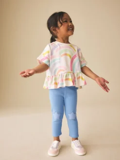 Lichtblauw - Legging (3 mnd-7 jr)