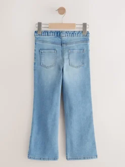 Lichtblauw - Pull-on flare jeans (3-16jr)
