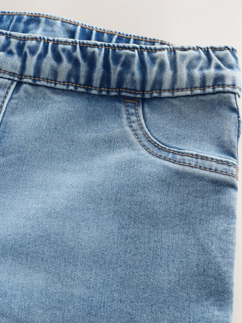Lichtblauw - Pull-on flare jeans (3-16jr)