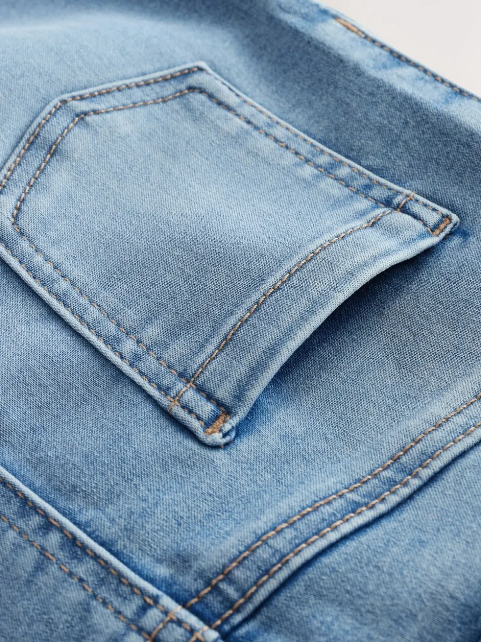 Lichtblauw - Pull-on flare jeans (3-16jr)