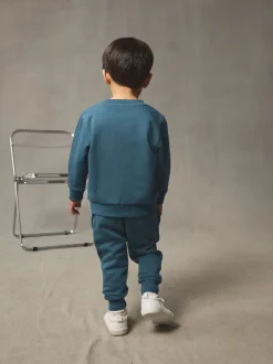 Lichtblauw - Set met sweatshirt en joggingbroek (3mnd-7jr)