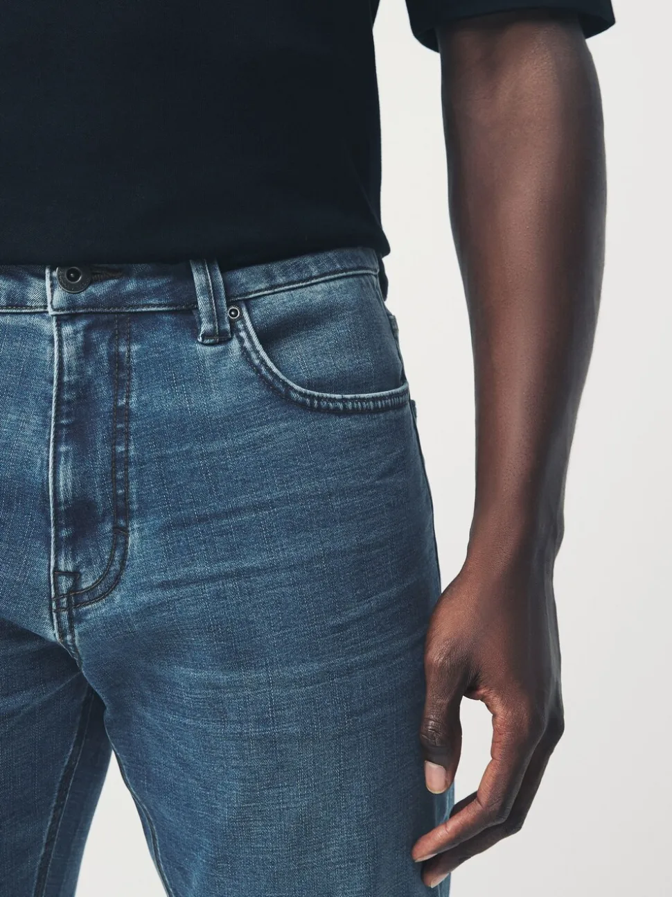 Lichtblauw - Slim Fit - Motionflex jeans