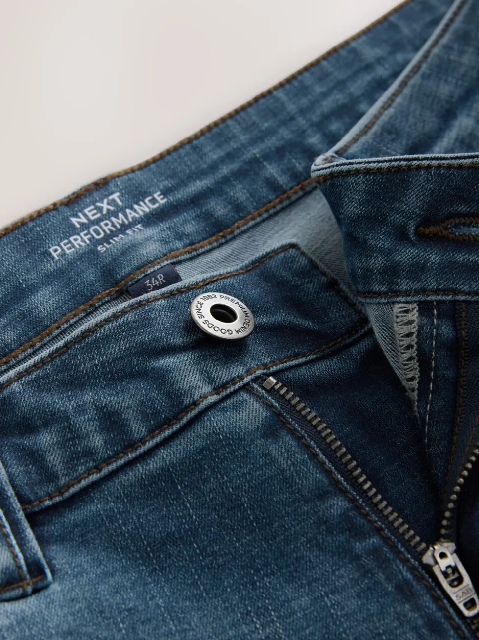 Lichtblauw - Slim Fit - Motionflex jeans