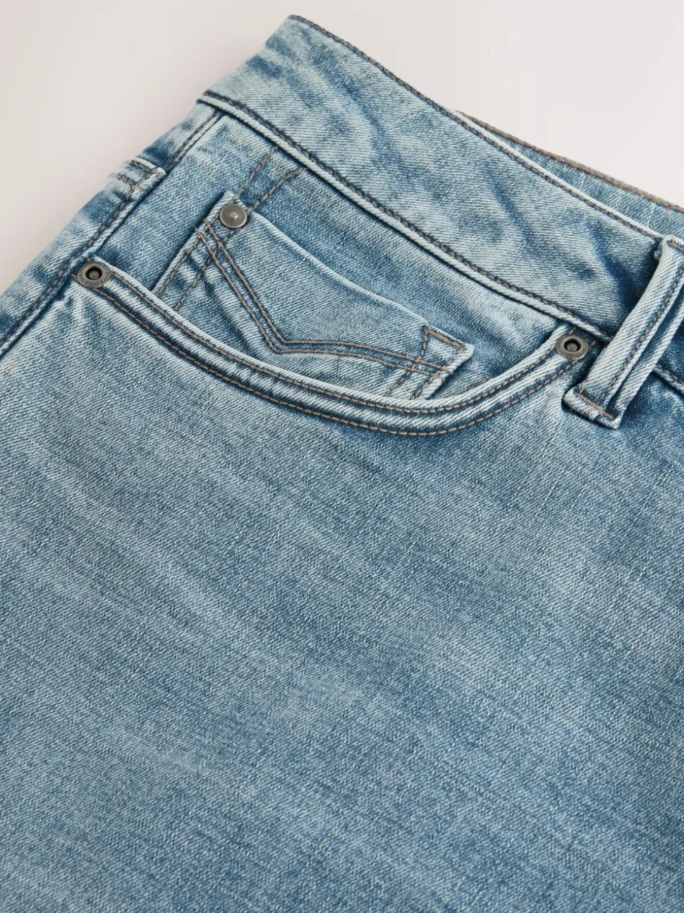 Lichtblauw - Slim Fit - Motionflex jeans