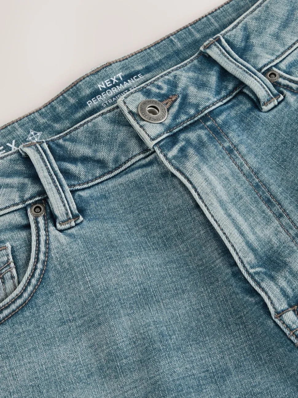 Lichtblauw - Straight fit - Motionflex jeans
