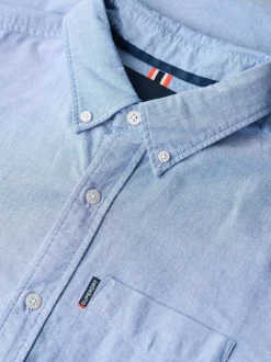 Lichtblauw - Superdry Essentials Oxford Shirt