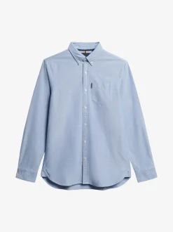 Lichtblauw - Superdry Essentials Oxford Shirt