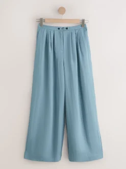 Lichtblauw - Superwide Pleated Trousers
