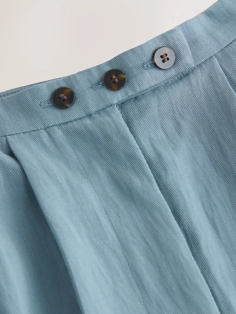 Lichtblauw - Superwide Pleated Trousers