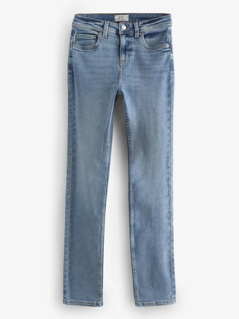 Lichtblauw - Superzachte slim-fit jeans