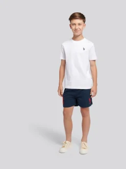 Lichtblauw - U.S. Polo Assn. Player 3 zwemshorts