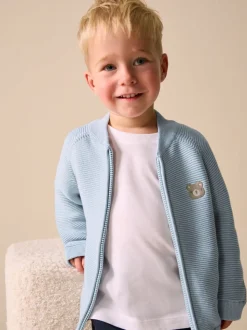 Lichtblauw - Vest met ritssluiting (3 mnd-7 jr)