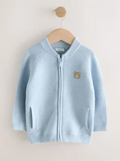 Lichtblauw - Vest met ritssluiting (3 mnd-7 jr)