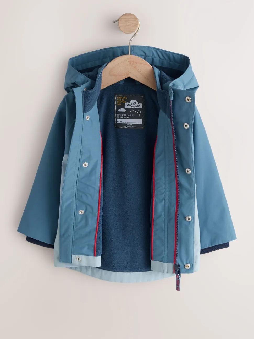 Lichtblauw - Waterproof Fleece Lined Anorak (3mths-7yrs)
