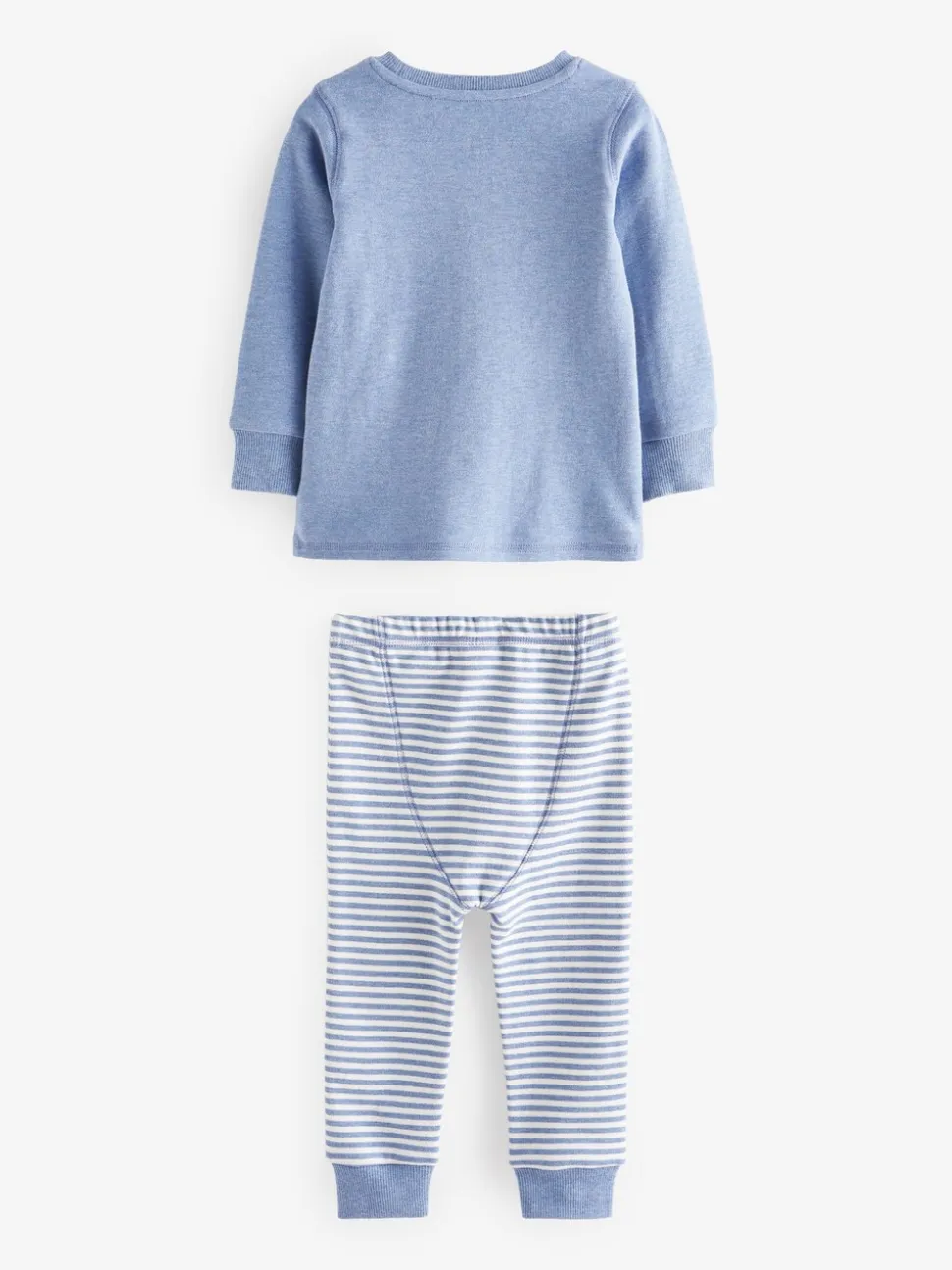 Lichtblauw met beer - Verpakking van 3 knusse pyjama's (9mnd-6jr)