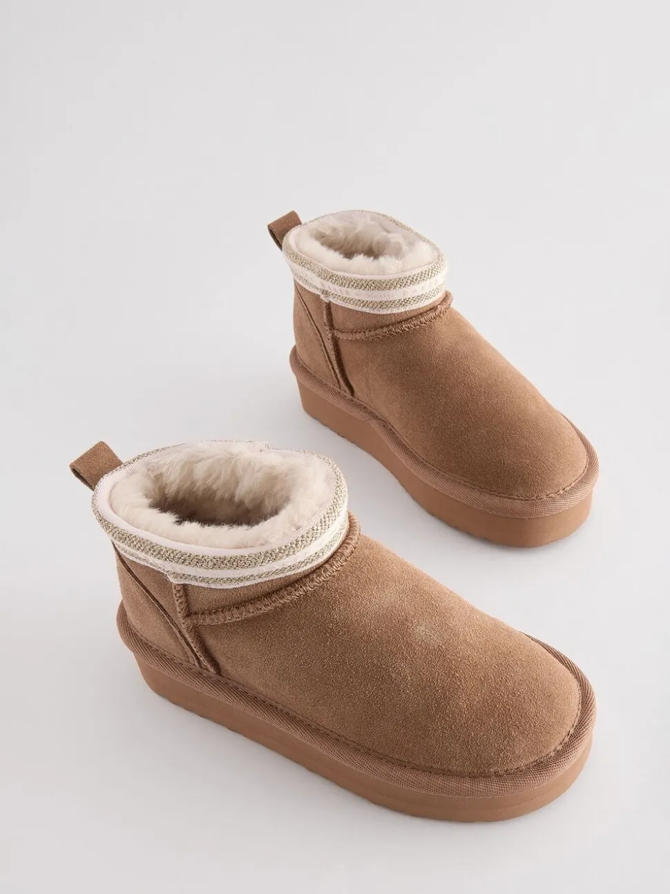 Lichtbruin - Baker by Ted Baker waterafstotende behaaglijke suède meisjes Boots