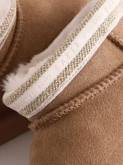 Lichtbruin - Baker by Ted Baker waterafstotende behaaglijke suède meisjes Boots