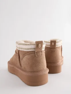Lichtbruin - Baker by Ted Baker waterafstotende behaaglijke suède meisjes Boots