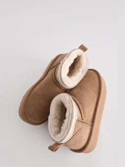 Lichtbruin - Baker by Ted Baker waterafstotende behaaglijke suède meisjes Boots