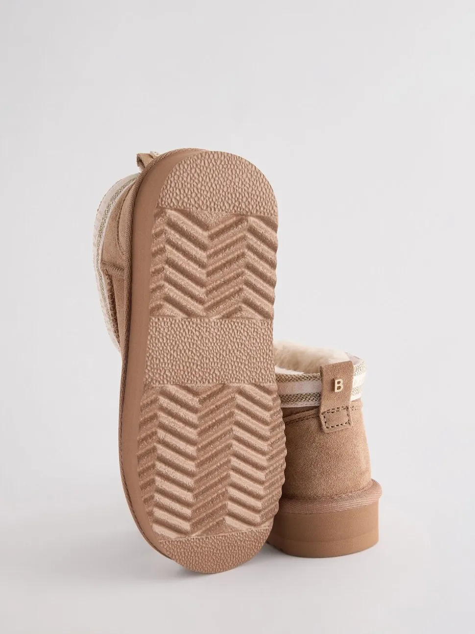 Lichtbruin - Baker by Ted Baker waterafstotende behaaglijke suède meisjes Boots