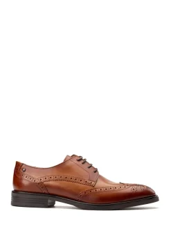 Lichtbruin - Base London Pocket Brogue Shoe
