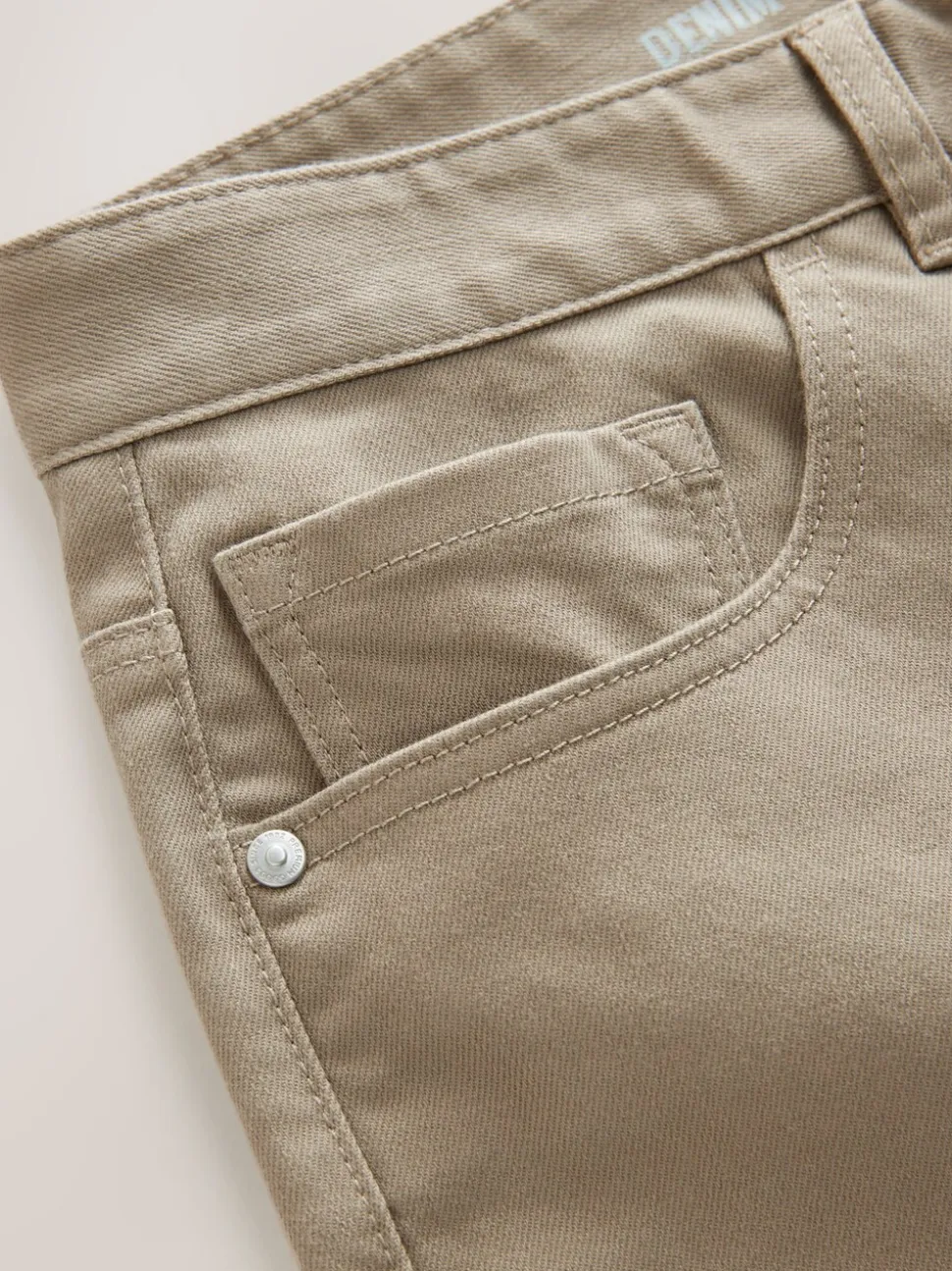 Lichtbruin - Enkele - Slim fit klassieke stretchy jeans