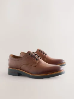 Lichtbruin - Heritage Derby Leather Shoes