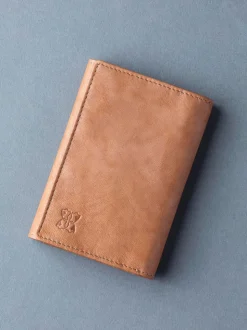 Lichtbruin - Lakeland Leather Bowston portemonnee met opvouwbaar ontwerp