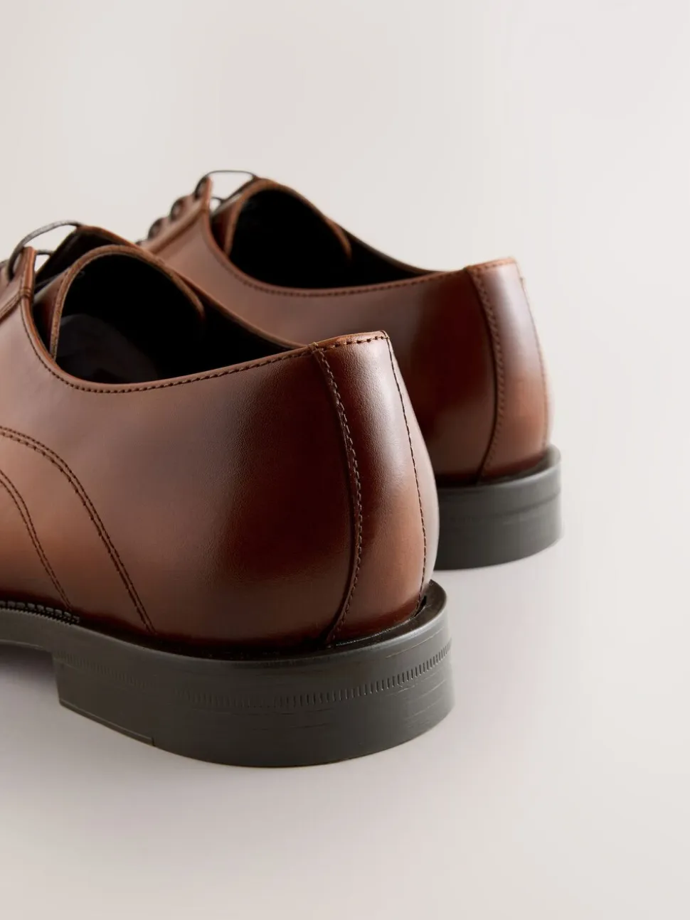 Lichtbruin - Leren Derby schoenen