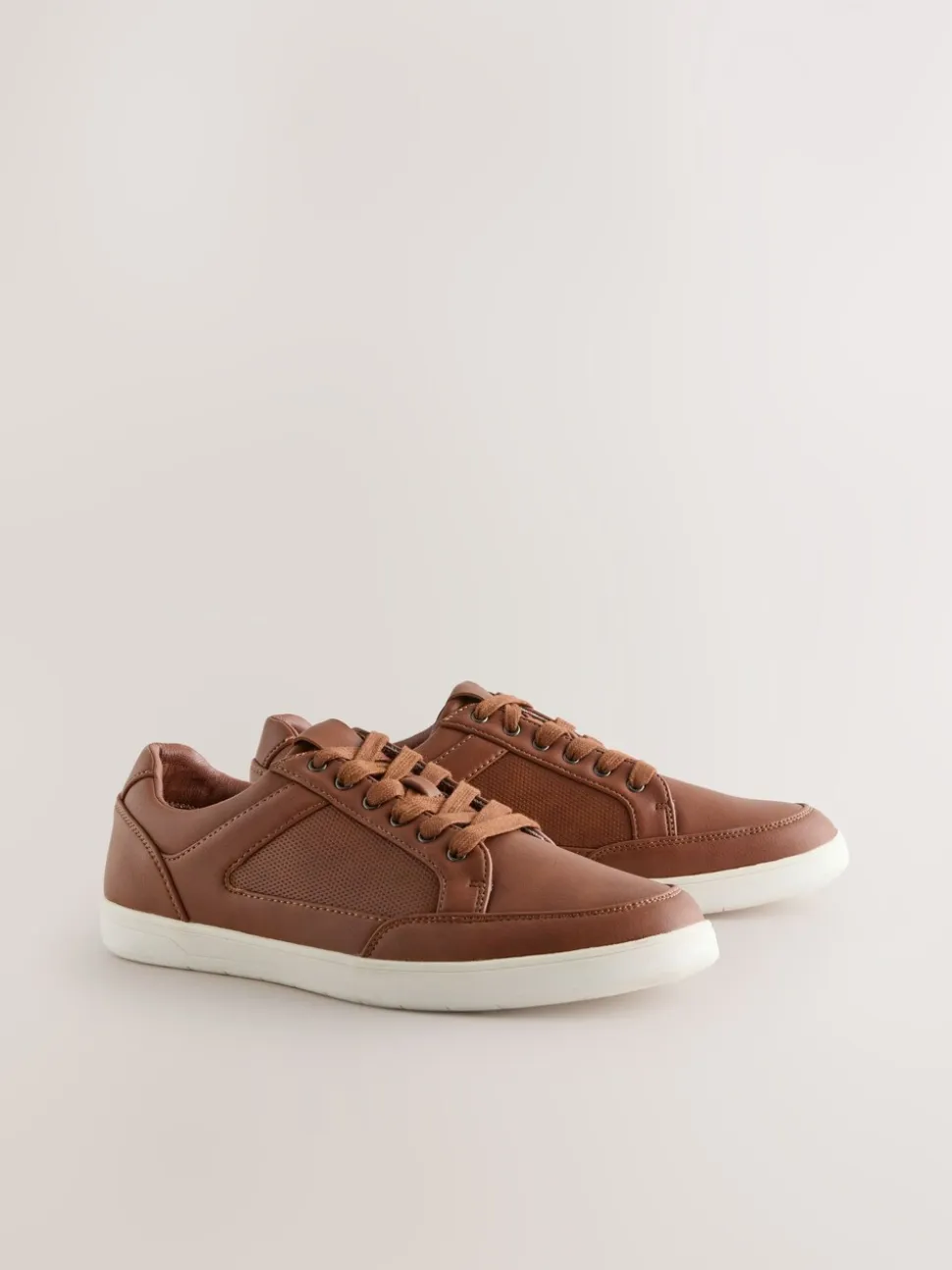 Lichtbruin - Modieus casual sneakers