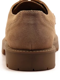 Lichtbruin - Off The Hook Harvey Suede Leather Casual Lace-Up Boat Shoes