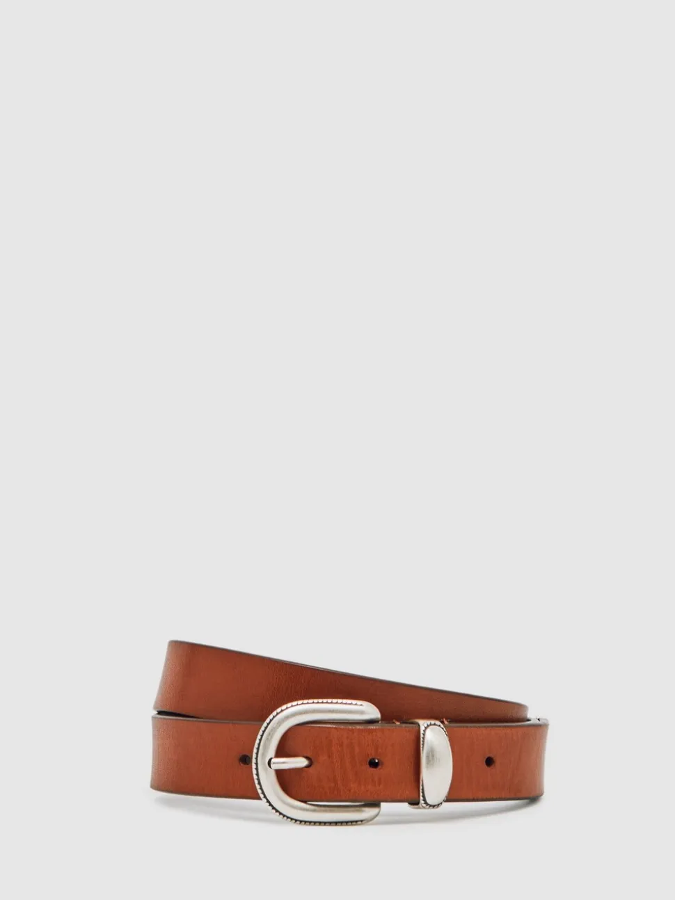 Lichtbruin - Reiss Jonny Leather Western Belt