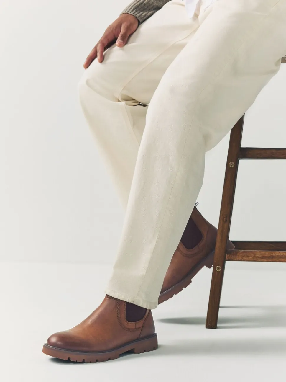 Lichtbruin - Relaxed Chelsea Boots
