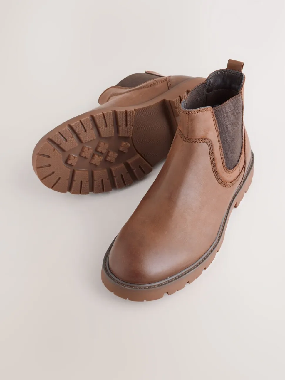 Lichtbruin - Relaxed Chelsea Boots