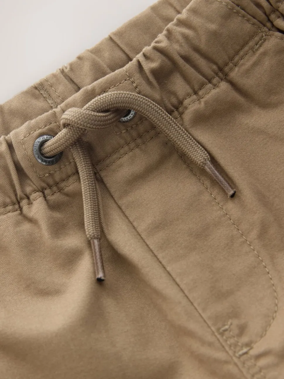 Lichtbruin - Shorts met trekkoord (3mnd-7jr)