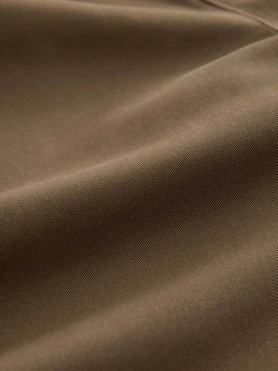 Lichtbruin - Single Pleated Stretch Chinos Trousers