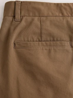 Lichtbruin - Slim Fit - Stretchy chino