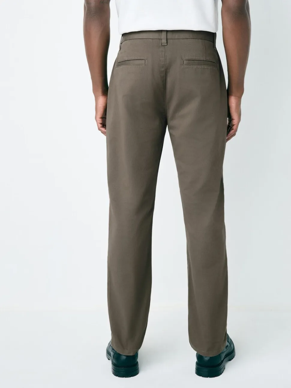 Lichtbruin - Slim Fit - Stretchy chino