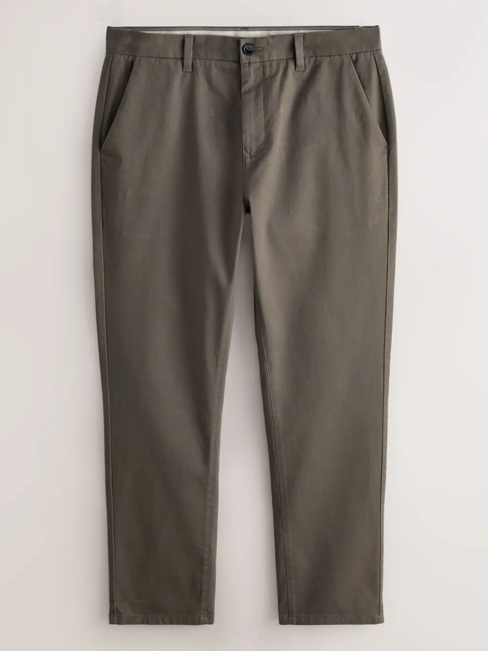 Lichtbruin - Slim Fit - Stretchy chino