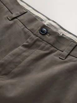 Lichtbruin - Slim Fit - Stretchy chino