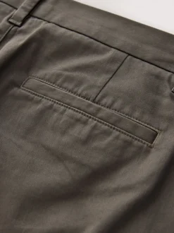 Lichtbruin - Slim Fit - Stretchy chino