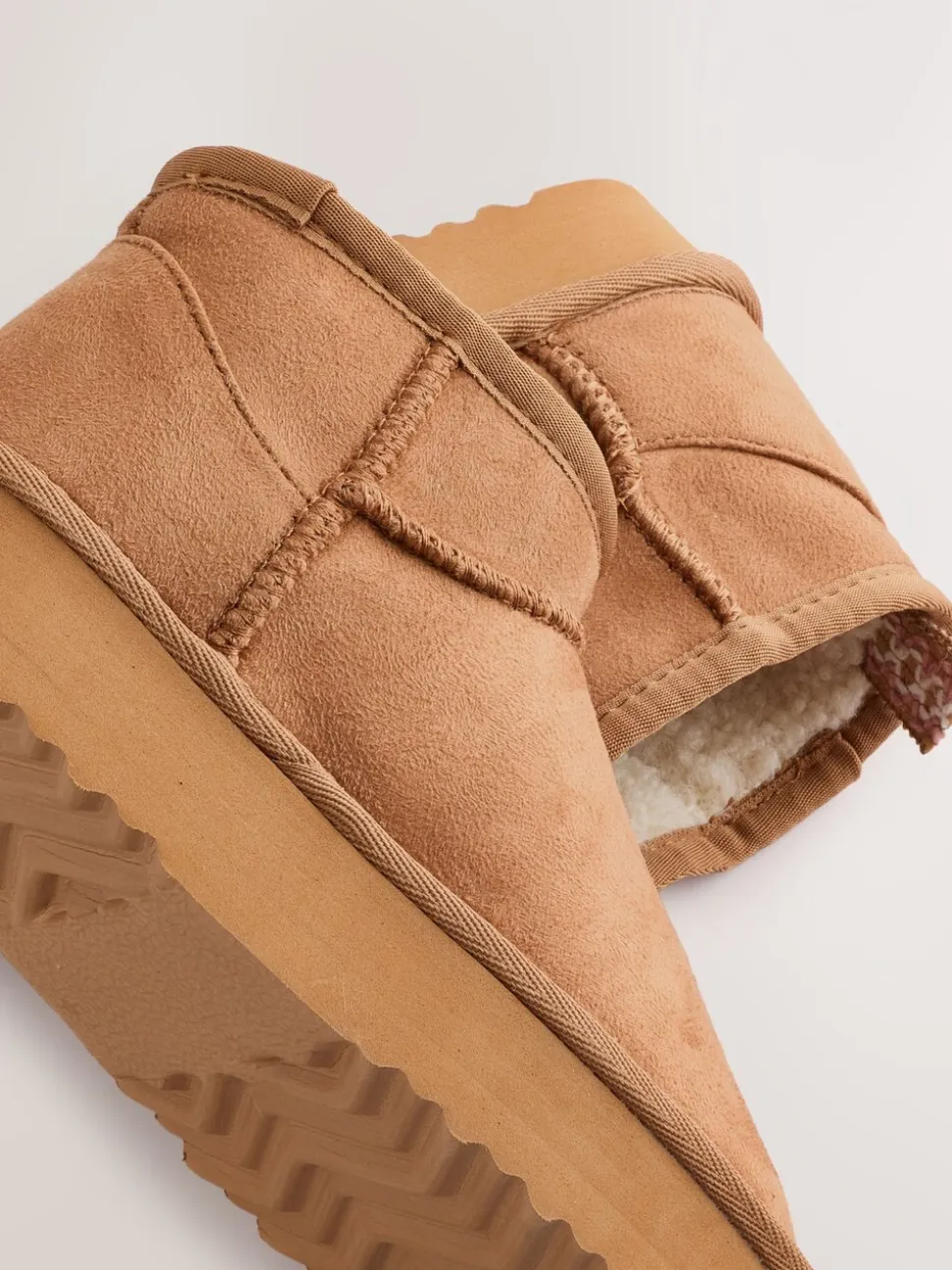 Lichtbruin - Slipper Ankle Boots