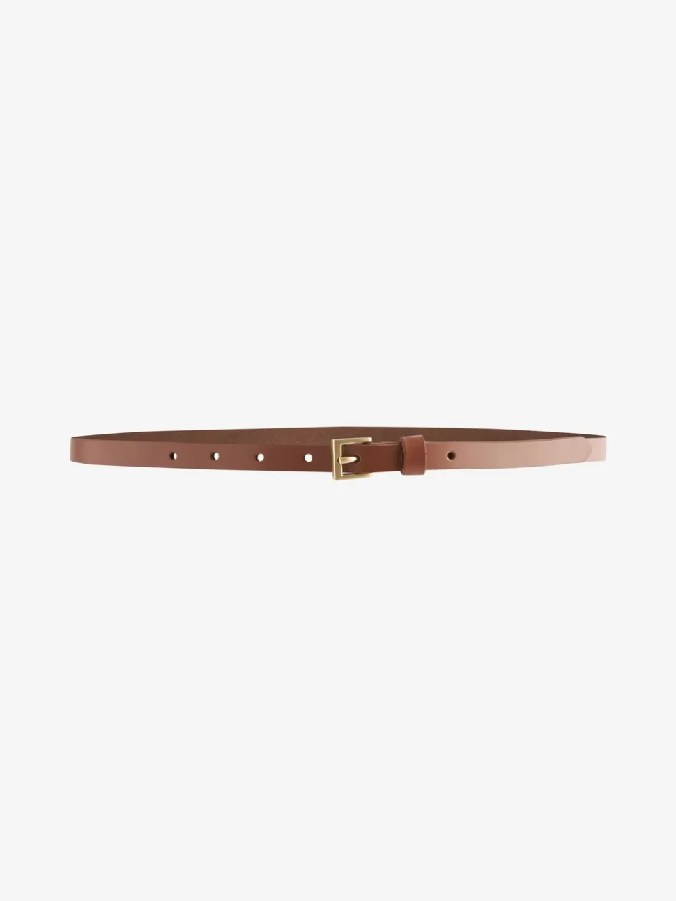 Lichtbruin - Smalle leren riem