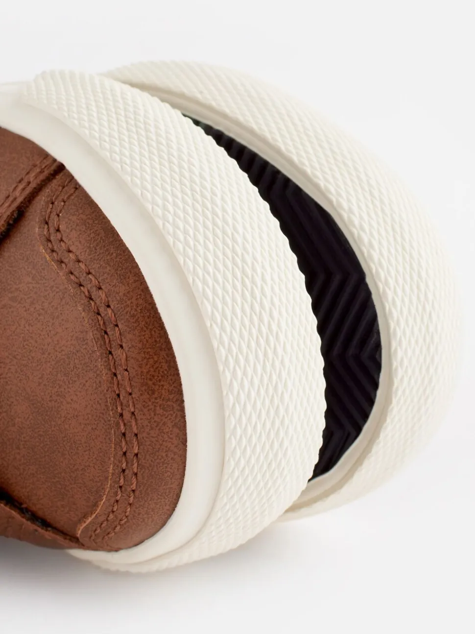 Lichtbruin - Sneakers met twee klittenbandjes