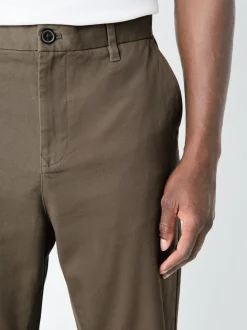Lichtbruin - Standaard toelopende pasvorm - Stretchy chino