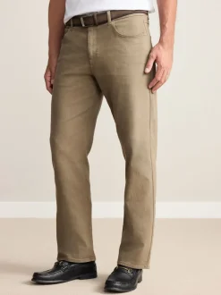Lichtbruin - Straight fit - Signature jeans met ceintuur